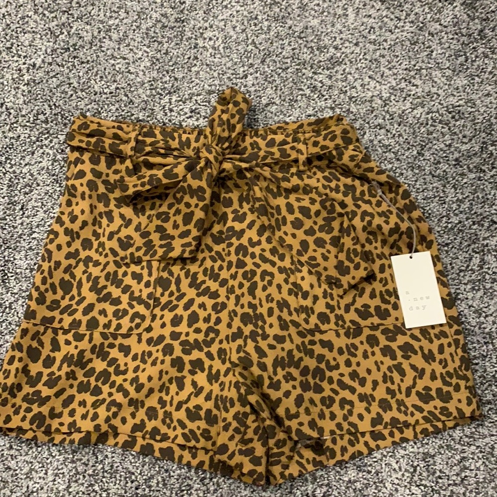 A new day Cheetah shorts new with tags